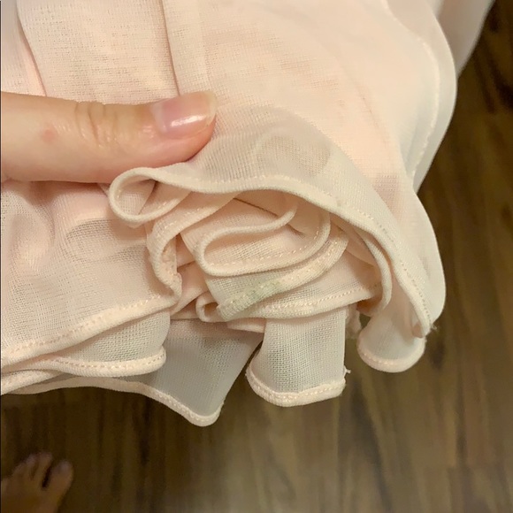 David’s Bridal Mesh Long Versa Bridesmaid Dress 10 - Picture 6 of 8